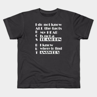 Facts from google Kids T-Shirt